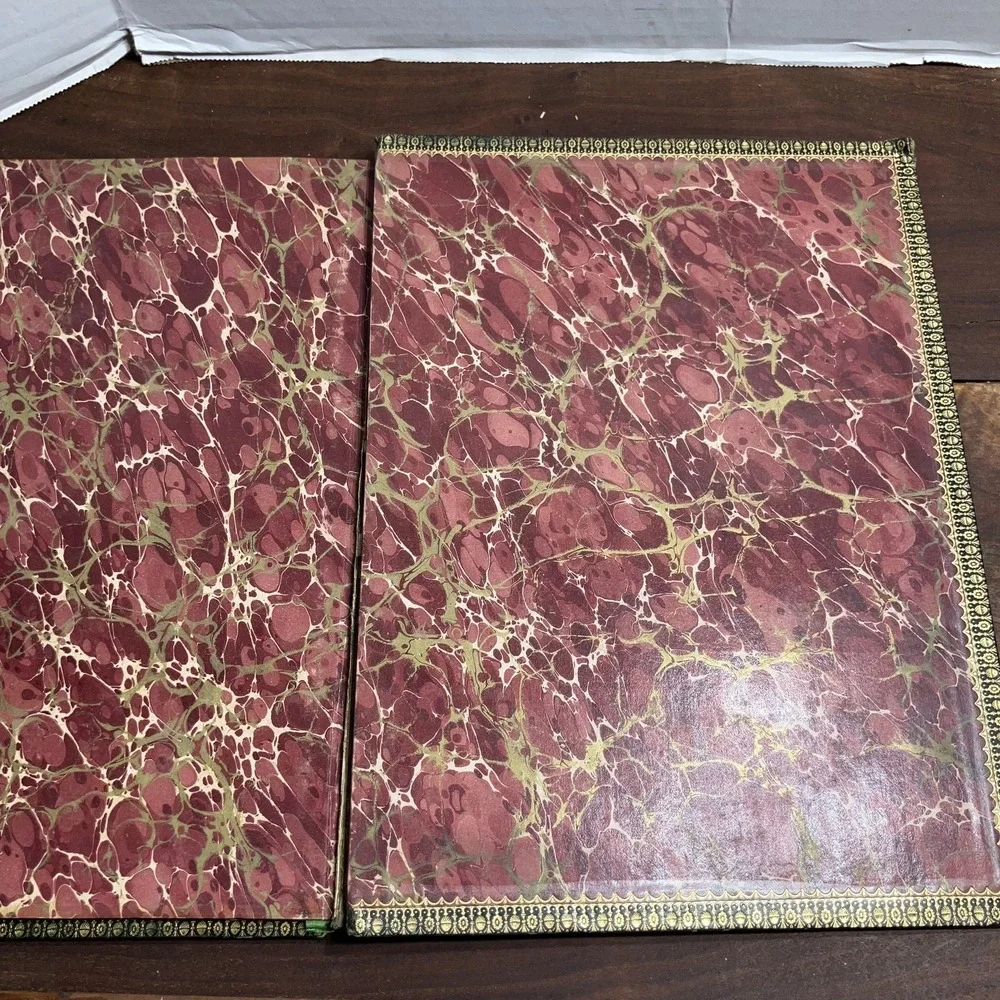 Vintage 1878 Testimonial Book Robert Evan Roberts Bedford County Prison England